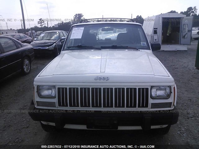 1J4FT68SXTL299746 - 1996 JEEP CHEROKEE SPORT/CLASSIC WHITE photo 6