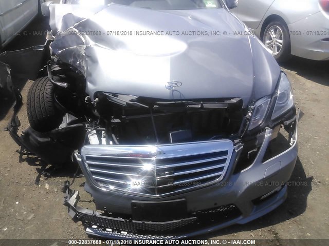 WDDHF8HB3AA058613 - 2010 MERCEDES-BENZ E 350 4MATIC 银色 照片 6