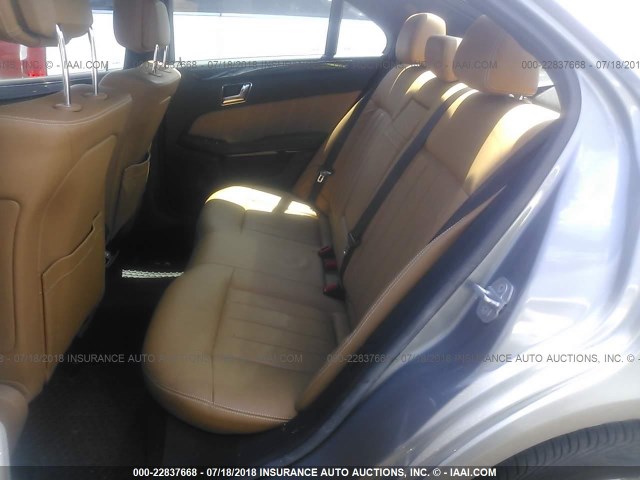 WDDHF8HB3AA058613 - 2010 MERCEDES-BENZ E 350 4MATIC 银色 照片 8