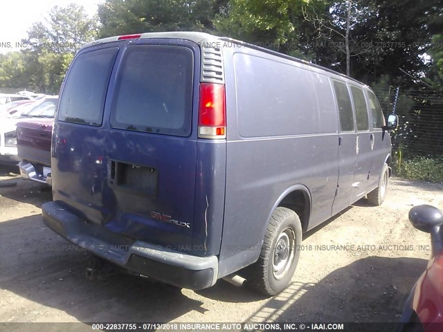 1GTHG39R5V1087851 - 1997 GMC SAVANA G3500 BLUE photo 4