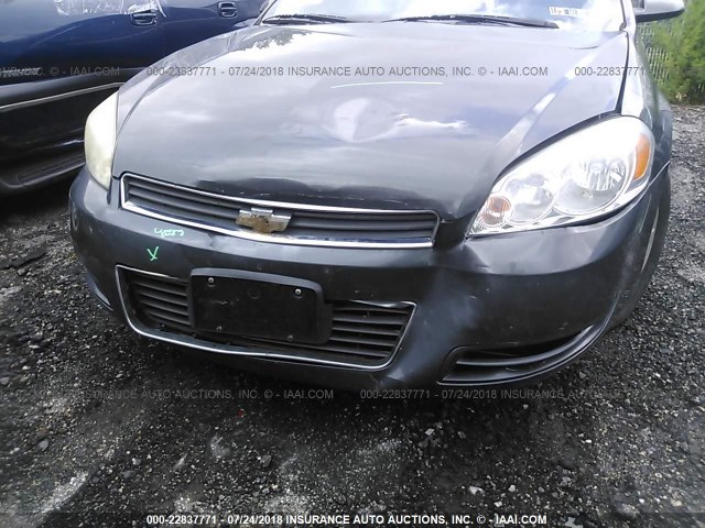 2G1WD5EM3B1173356 - 2011 CHEVROLET IMPALA POLICE GRAY photo 6