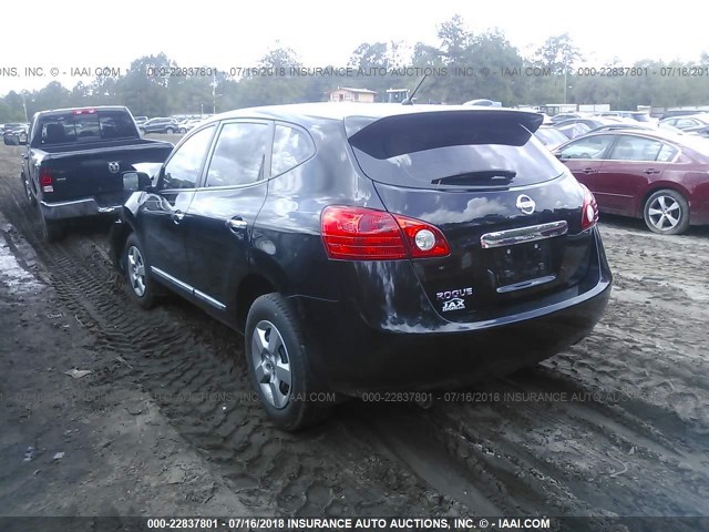 JN8AS5MT5BW561735 - 2011 NISSAN ROGUE S/SV/KROM BLACK photo 3