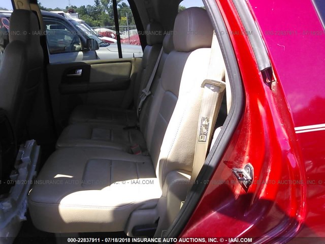 1FMPU16W73LB85554 - 2003 FORD EXPEDITION XLT RED photo 8