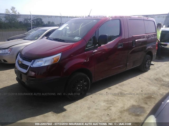 3N63M0YN7FK713378 - 2015 CHEVROLET CITY EXPRESS LS 红色 照片 2