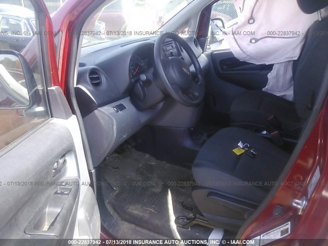 3N63M0YN7FK713378 - 2015 CHEVROLET CITY EXPRESS LS 红色 照片 5