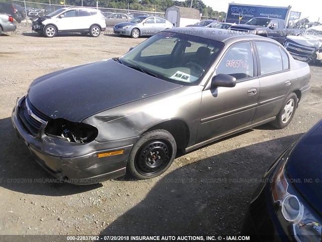 1G1NE52J616170204 - 2001 CHEVROLET MALIBU LS BROWN photo 2