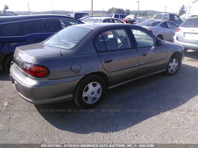 1G1NE52J616170204 - 2001 CHEVROLET MALIBU LS BROWN photo 4