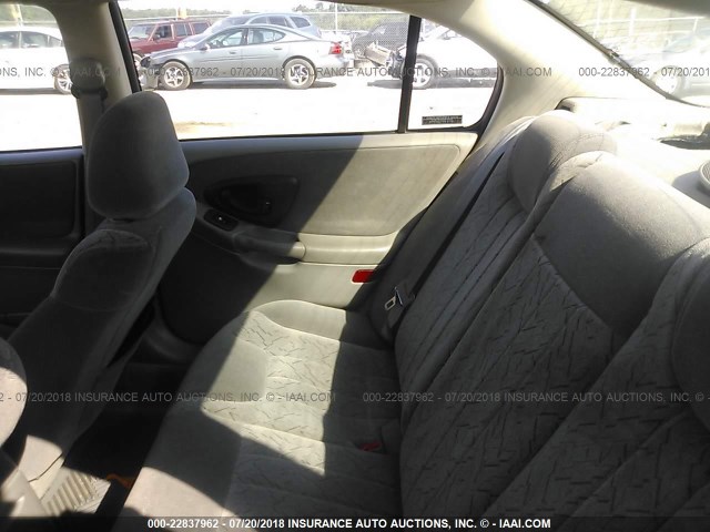 1G1NE52J616170204 - 2001 CHEVROLET MALIBU LS BROWN photo 8