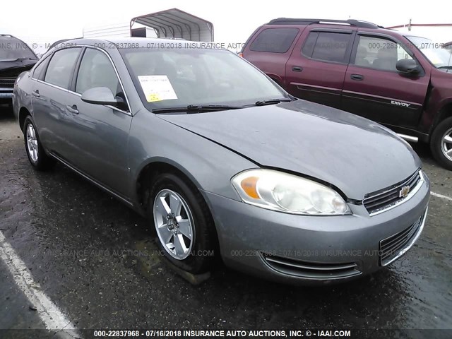 2G1WT55K189143509 - 2008 CHEVROLET IMPALA LT GRAY photo 1