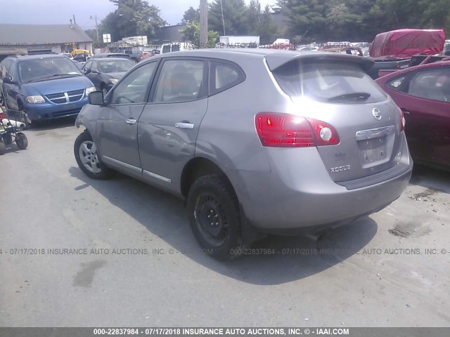 JN8AS5MV4BW689109 - 2011 NISSAN ROGUE S/SV/KROM GRAY photo 3