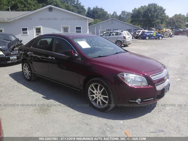 1G1ZE5EB4AF206509 - 2010 CHEVROLET MALIBU LTZ 勃艮第红 照片 1