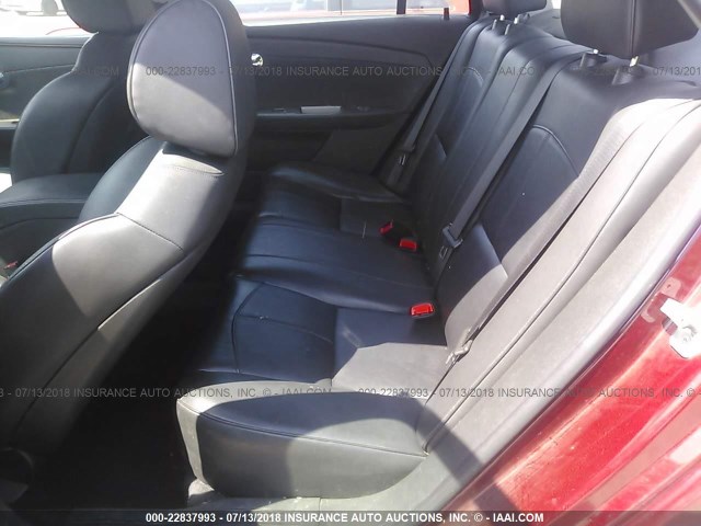 1G1ZE5EB4AF206509 - 2010 CHEVROLET MALIBU LTZ 勃艮第红 照片 8