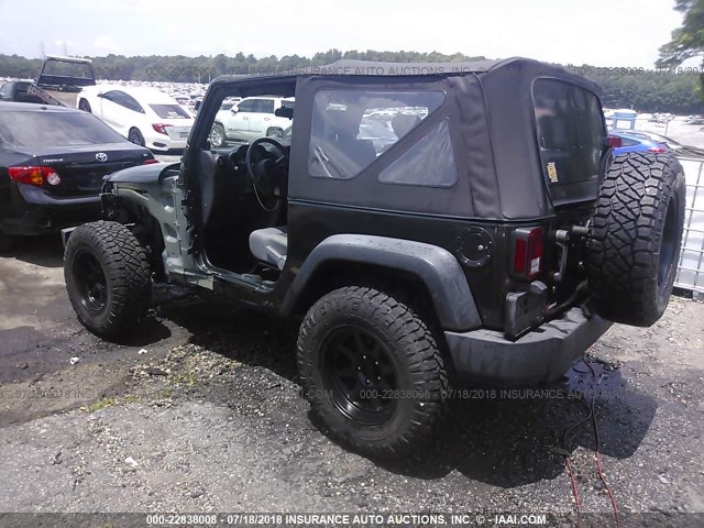 1J4AA2D13AL138707 - 2010 JEEP WRANGLER SPORT მწვანე ფოტო 3