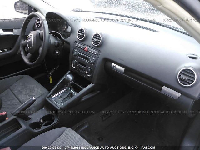 WAUHF78P77A009002 - 2007 AUDI A3 2 BLACK photo 5