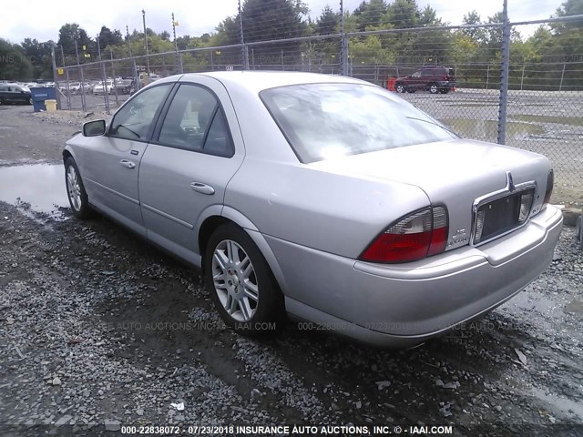 1LNHM87A73Y698824 - 2003 LINCOLN LS Gümüş foto 3