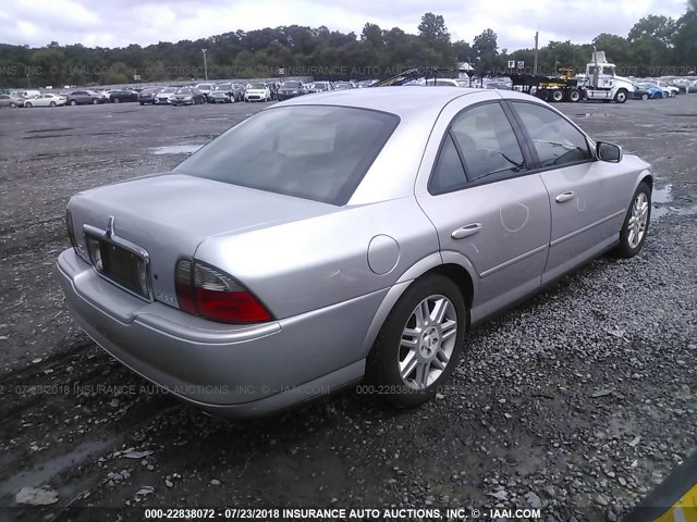 1LNHM87A73Y698824 - 2003 LINCOLN LS Gümüş foto 4