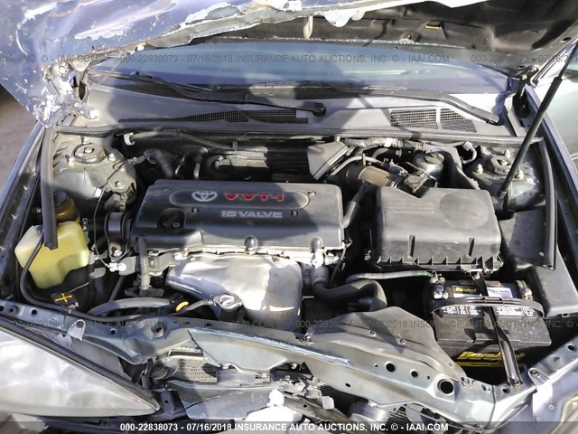 JTDBE32K040252959 - 2004 TOYOTA CAMRY LE/XLE BLUE photo 10