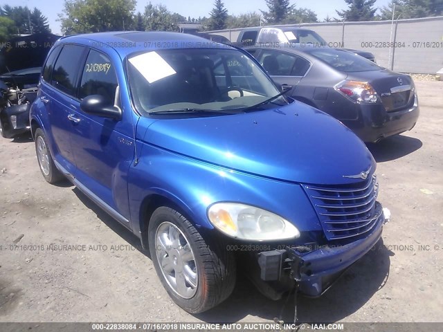 3C4FY58B04T281263 - 2004 CHRYSLER PT CRUISER TOURING BLUE photo 1