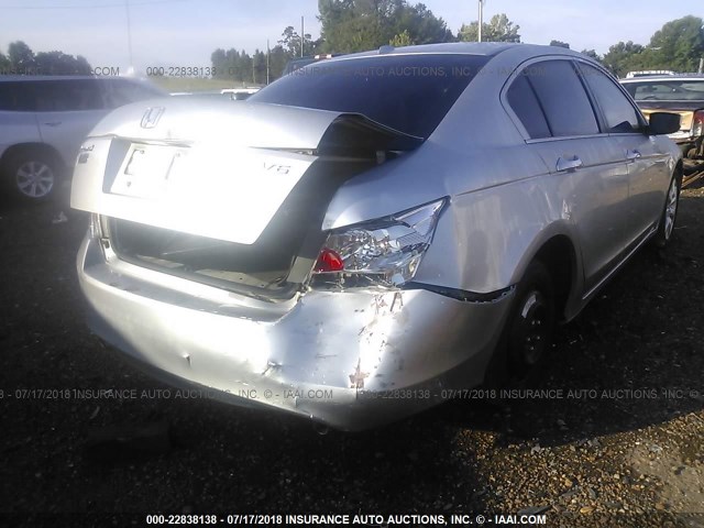 1HGCP36868A002821 - 2008 HONDA ACCORD EXL SILVER photo 6