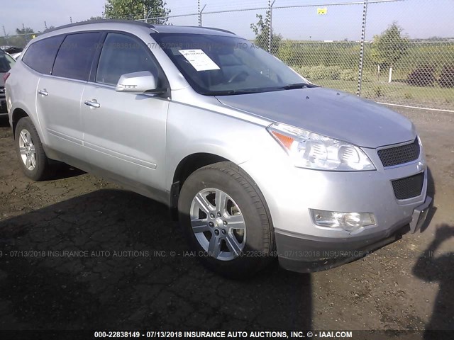 1GNKVJEDXBJ243122 - 2011 CHEVROLET TRAVERSE LT SILVER photo 1