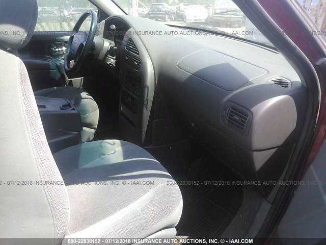 4N2ZN16TX1D831397 - 2001 NISSAN QUEST SE BURGUNDY photo 5