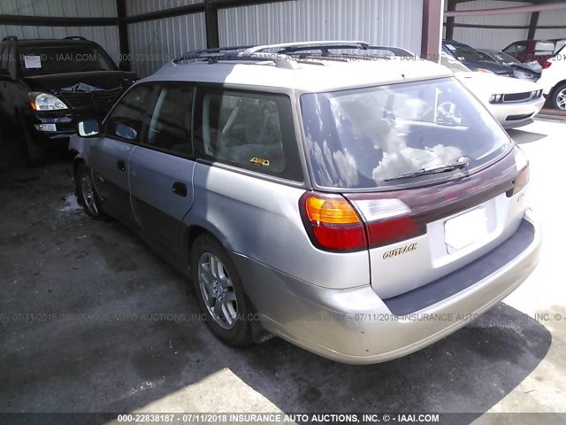 4S3BH675537620859 - 2003 SUBARU LEGACY OUTBACK AWP 银色 照片 3