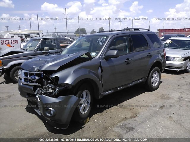 1FMCU03GX9KB79963 - 2009 FORD ESCAPE XLT GRAY photo 2