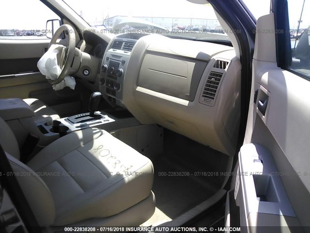 1FMCU03GX9KB79963 - 2009 FORD ESCAPE XLT GRAY photo 5