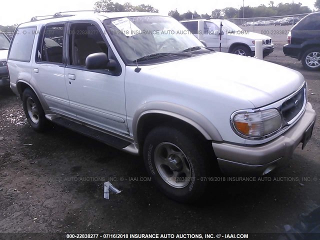 1FMDU74E7YZA59876 - 2000 FORD EXPLORER EDDIE BAUER WHITE photo 1