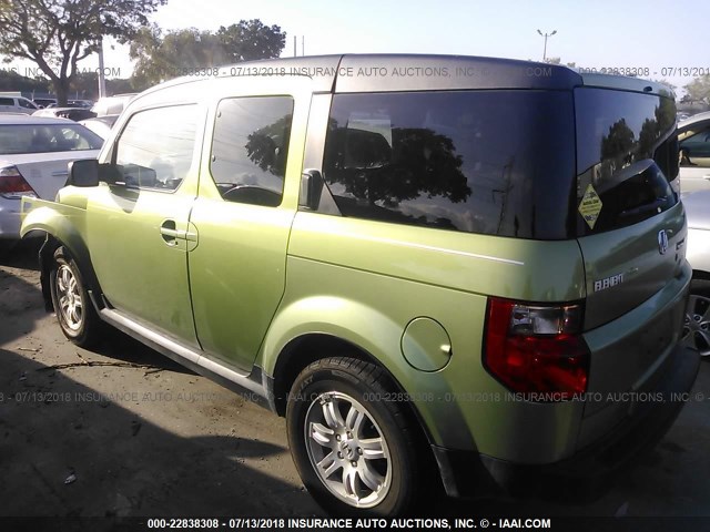 5J6YH18706L007406 - 2006 HONDA ELEMENT EX GREEN photo 3