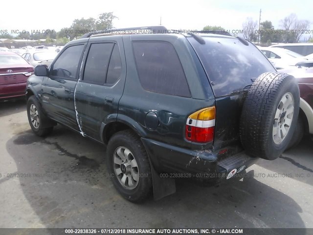 4S6CM58W9X4405142 - 1999 HONDA PASSPORT EX/LX 绿色 照片 3