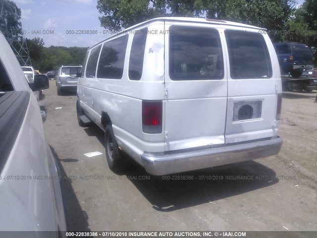 1FBSS31L26HA85662 - 2006 FORD ECONOLINE E350 SUPER DUTY WAGON WHITE photo 3