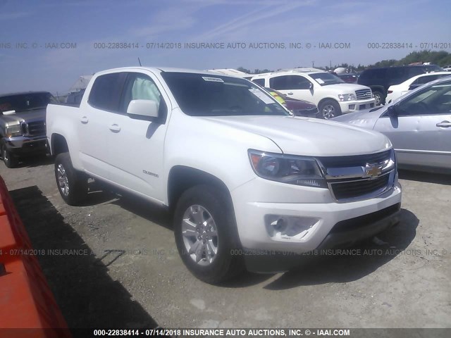 1GCGSCEN1J1261793 - 2018 CHEVROLET COLORADO LT WHITE photo 1