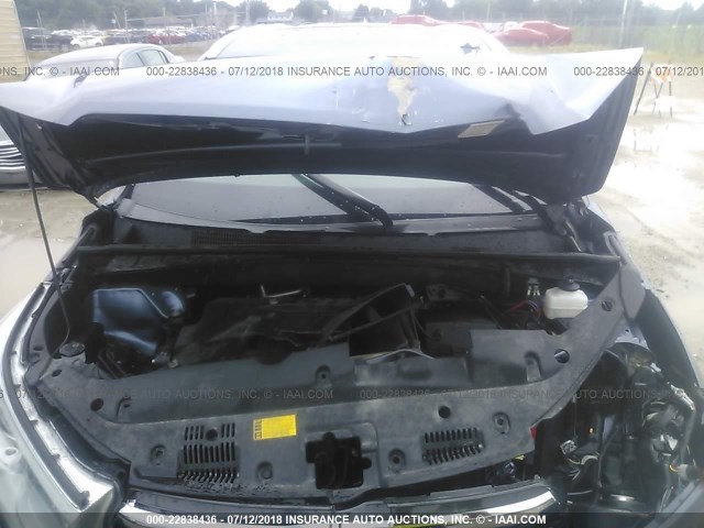 5TDJKRFH4FS127551 - 2015 TOYOTA HIGHLANDER XLE ლურჯი ფოტო 10