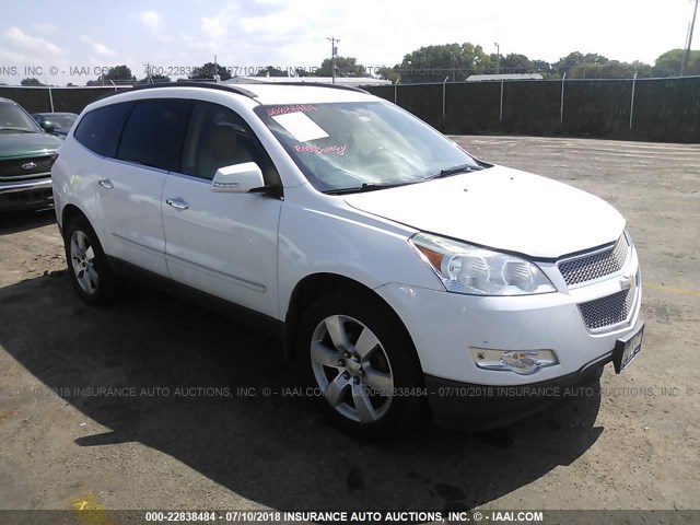 1GNLRHED6AS124817 - 2010 CHEVROLET TRAVERSE LTZ WHITE photo 1