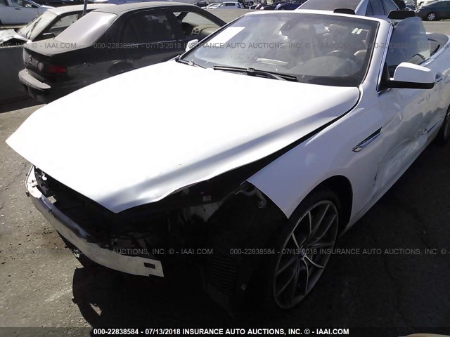 WBALZ3C54CDL72740 - 2012 BMW 650 I WHITE photo 6