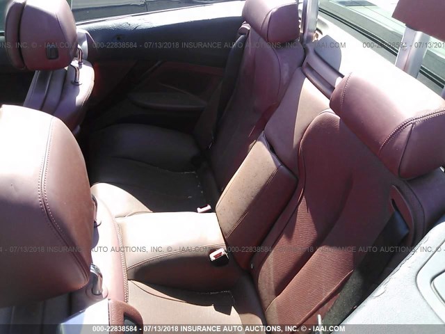 WBALZ3C54CDL72740 - 2012 BMW 650 I WHITE photo 8