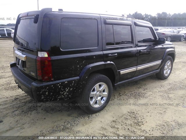 1J8HH58P47C700079 - 2007 JEEP COMMANDER LIMITED BLACK photo 4