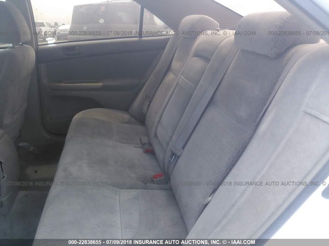 4T1BE32KX3U231958 - 2003 TOYOTA CAMRY LE/XLE/SE Ақ фото 8