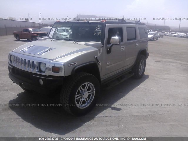 5GRGN23U93H107773 - 2003 HUMMER H2 GRAY photo 2