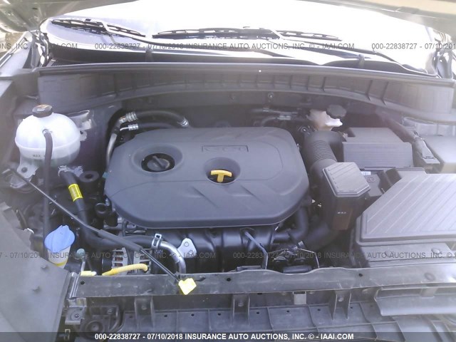 KM8J33A43JU600340 - 2018 HYUNDAI TUCSON LIMITED/SPORT AND ECO/SE GRAY photo 10