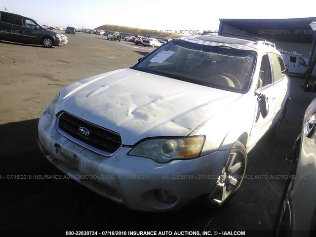 4S4BP62C177340916 - 2007 SUBARU LEGACY OUTBACK 2.5I LIMITED WHITE photo 2