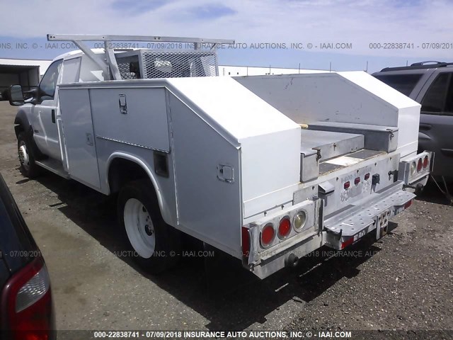 1FDAF56P37EA03861 - 2007 FORD F550 SUPER DUTY WHITE photo 3