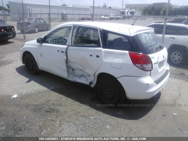 2T1KR32E13C043779 - 2003 TOYOTA COROLLA MATRIX XR WHITE photo 3