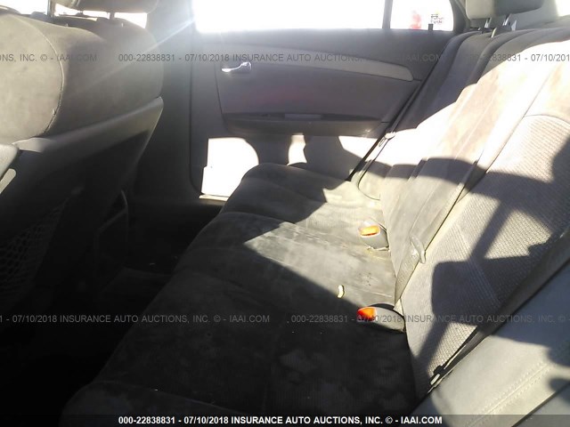 1G1ZG57B284200964 - 2008 CHEVROLET MALIBU LS ნაცრისფერი ფოტო 8