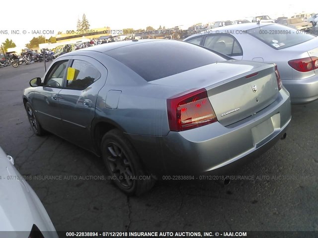 2B3KA53H27H870313 - 2007 DODGE CHARGER R/T GRAY photo 3