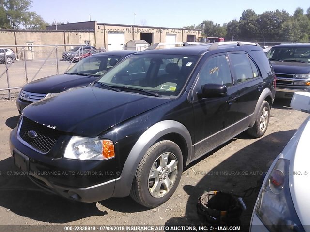 1FMZK02176GA51921 - 2006 FORD FREESTYLE SEL BLACK photo 2