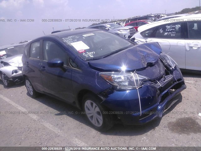 3N1CE2CP3JL352807 - 2018 NISSAN VERSA NOTE S/S PLUS/SV/SL/SR BLUE photo 1