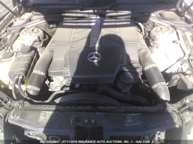 WDBNG70J24A400367 - 2004 MERCEDES-BENZ S 430 SILVER photo 10