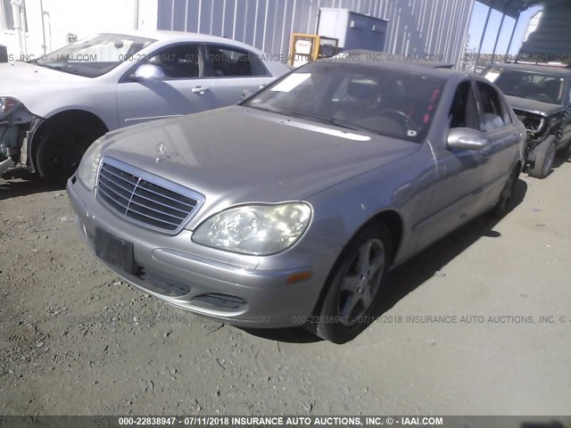 WDBNG70J24A400367 - 2004 MERCEDES-BENZ S 430 SILVER photo 2